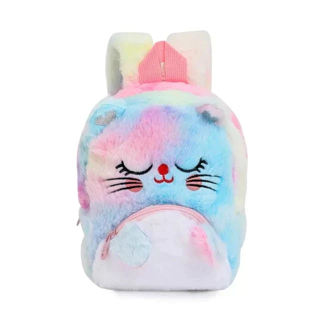 Mochila Infantil Gatinho de Pelúcia