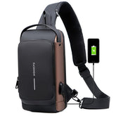 Bolsa Slim Bag® - Mochila Anti-Furto com Senha e Entrada USB