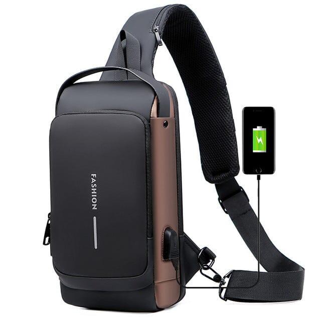 Bolsa Slim Bag® - Mochila Anti-Furto com Senha e Entrada USB